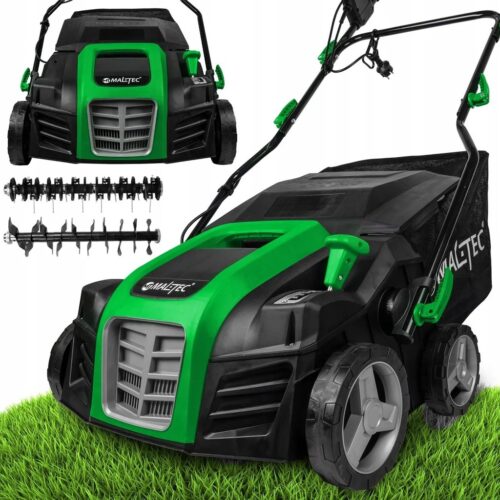 MOCNY-AERATOR-WERTYKULATOR-ELEKTRYCZNY-KOSZ-58L-3w1-2800W-40cm-AREATOR