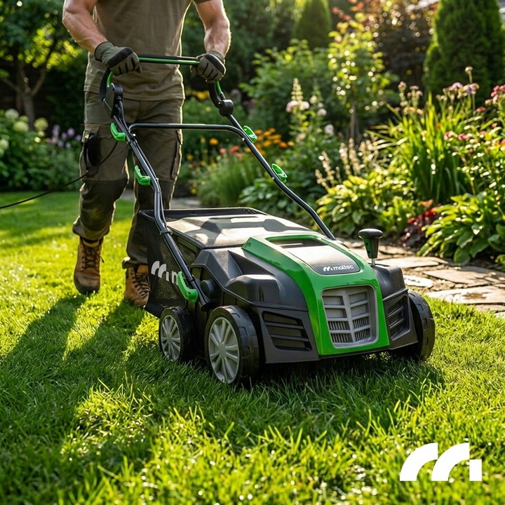 MOCNY-AERATOR-WERTYKULATOR-ELEKTRYCZNY-KOSZ-58L-3w1-2800W-40cm-AREATOR-Stan-opakowania-oryginalne