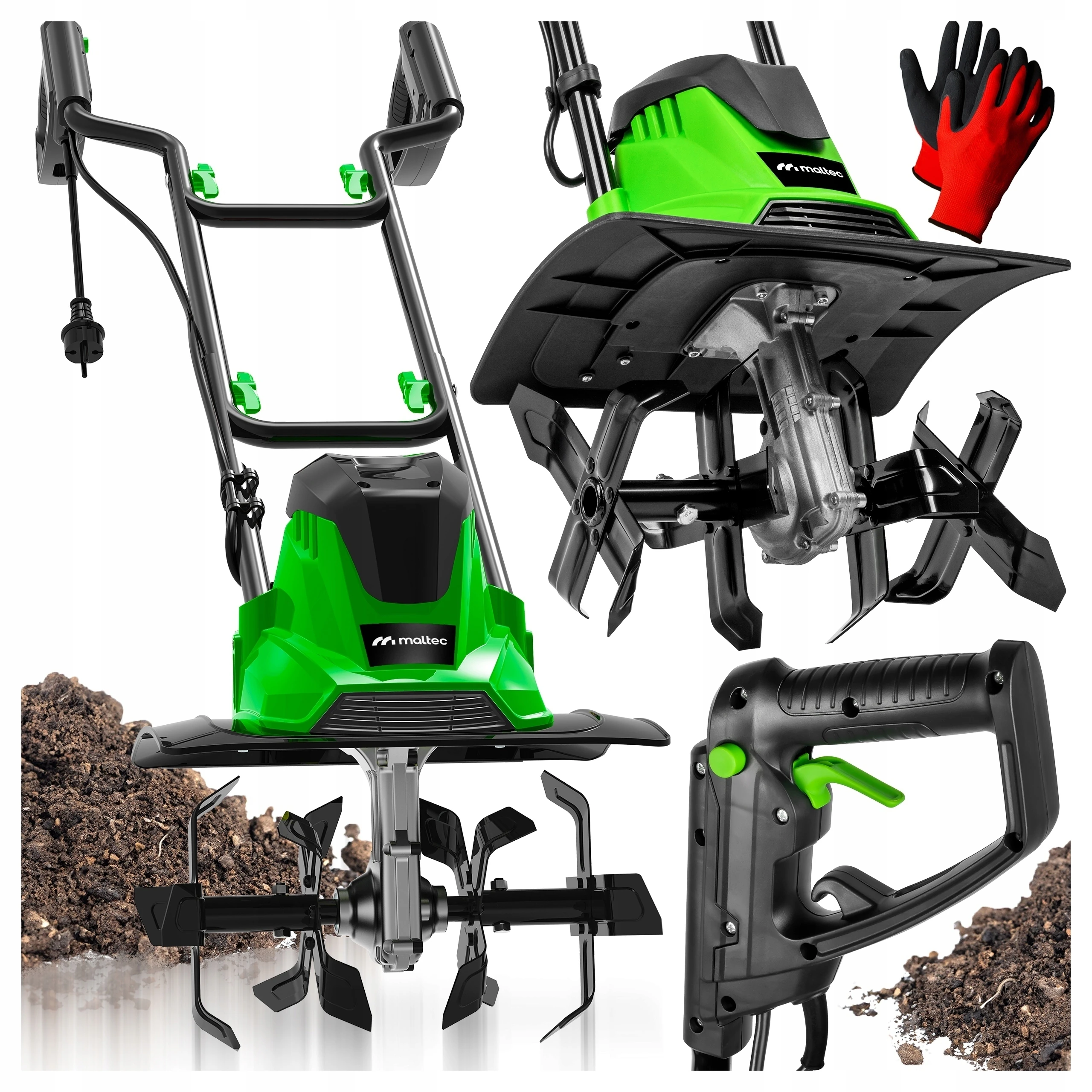 Glebogryzarka elektryczna Maltec MasterTill 1500 W 36 cm kultuwator do gleby