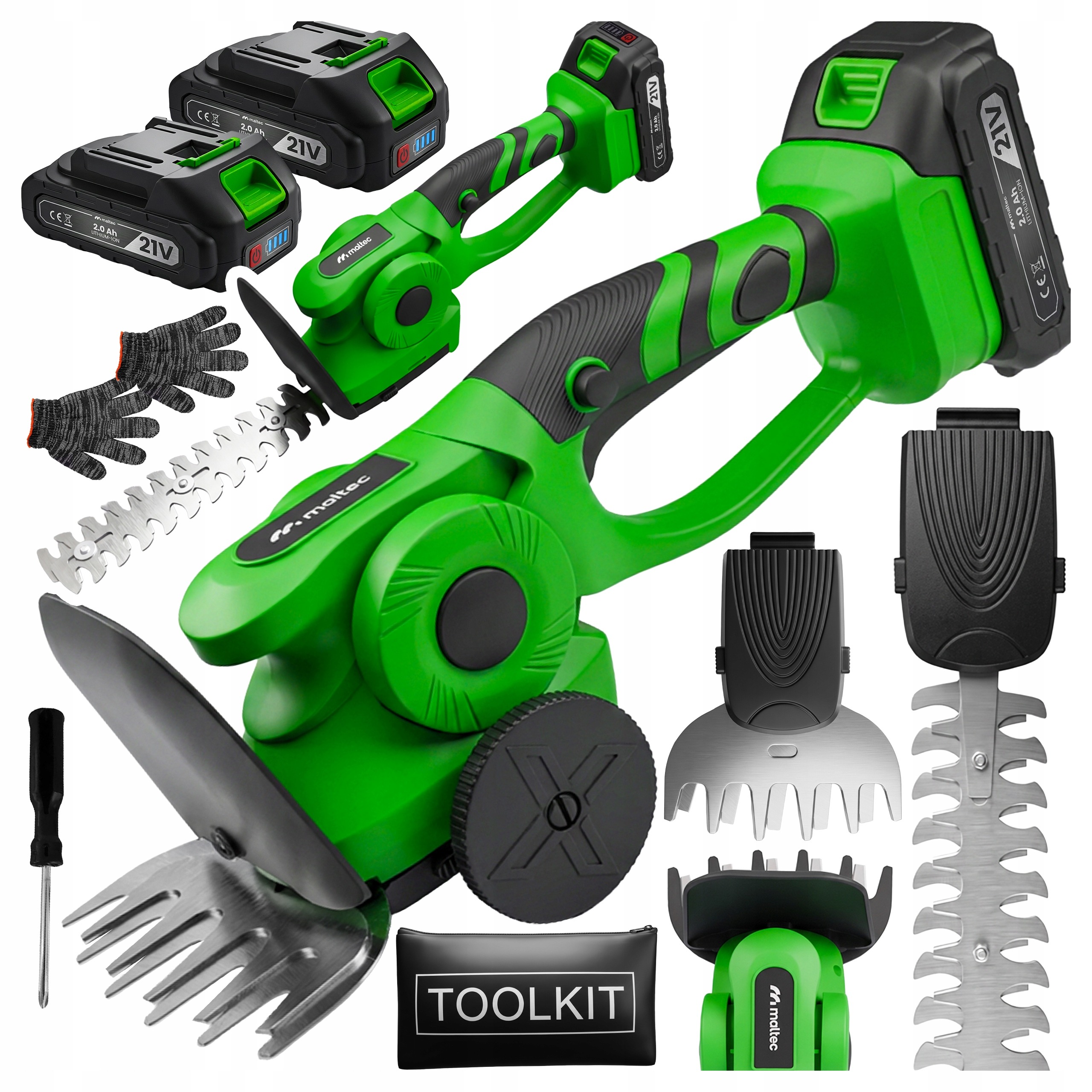 Nożyce akumulatorowe Maltec MasterHedge-500W 2in1 21V