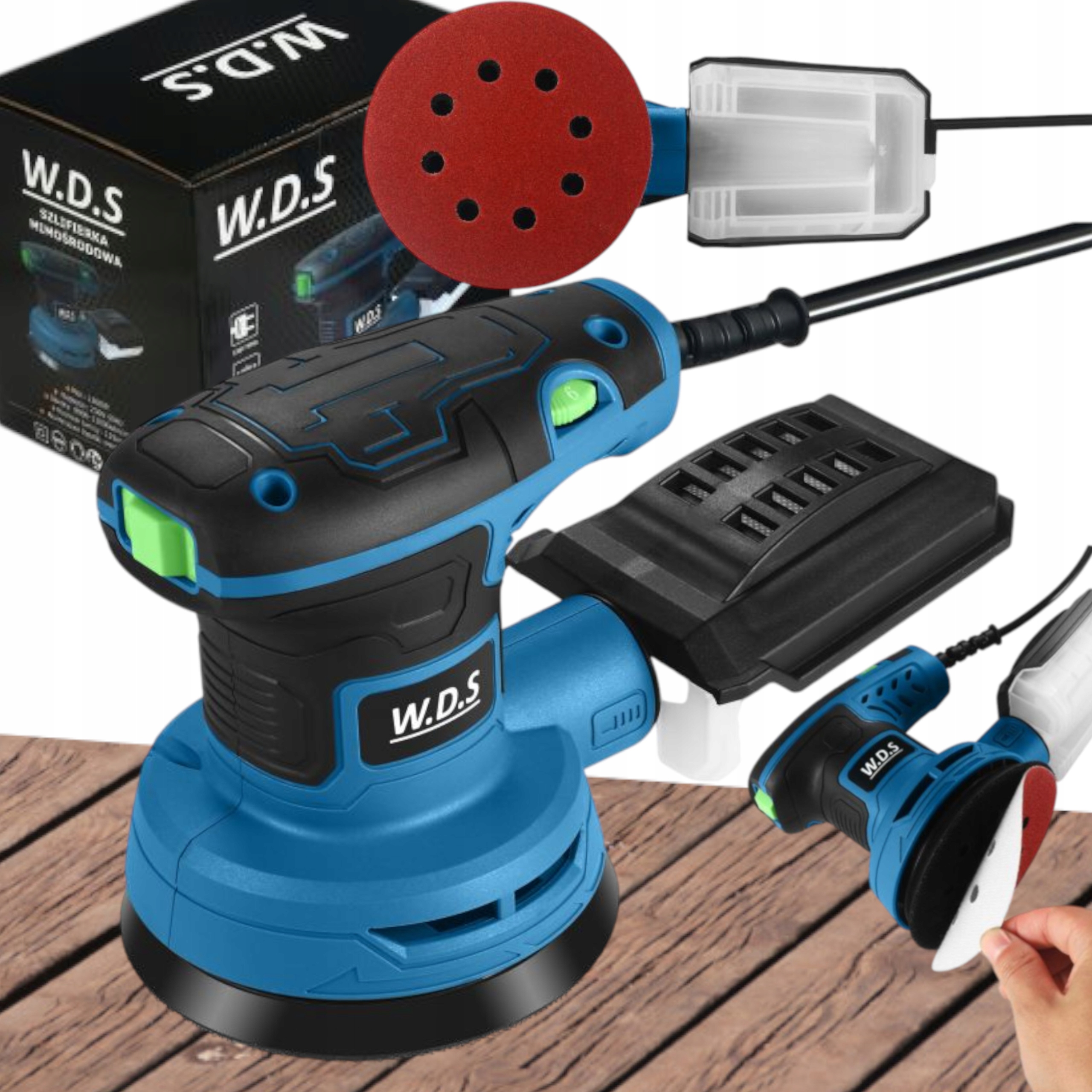 Szlifierka mimośrodowa sieciowa 125 mm 1300W WDS2502