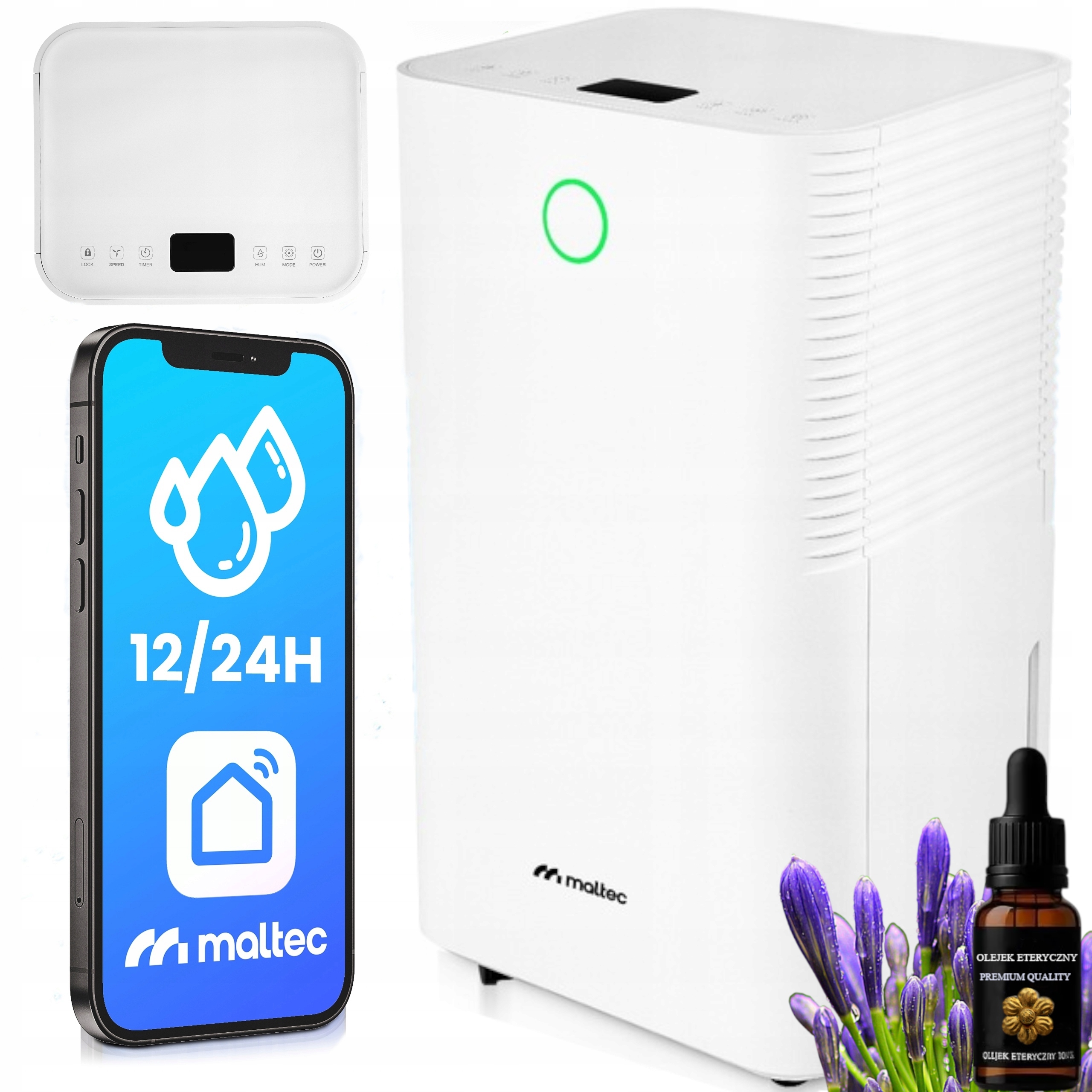 Osuszacz Powietrza Pochłaniacz Wilgoci Maltec DH-12200 Electronic WiFi